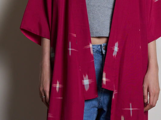 Piece 02 — Fucsia Ikat